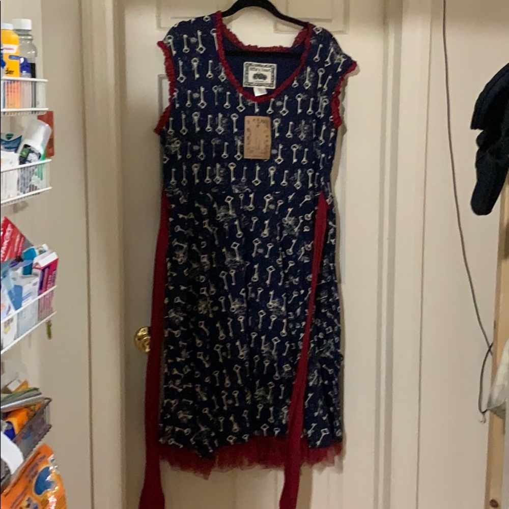 Effie’s Heart Caron Dress Key Print 3X